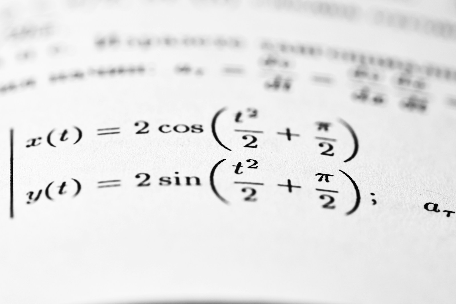 Mathematical equations with trigonometric functions are shown.